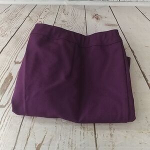 Bend Over Pull On Pants Purple Sise 26W Petite